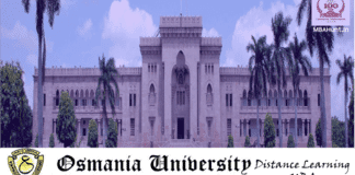 Osmania University Distance MBA 2025 Admission Notification Osmania University Distance MBA
