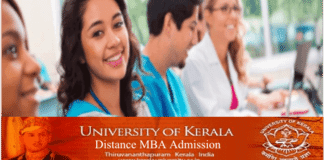 Kerala University Distance MBA Admission 2025 Kerala University Distance MBA