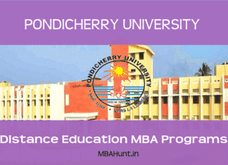 Pondicherry University Distance Education MBA 2025 Pondicherry University Distance Education MBA