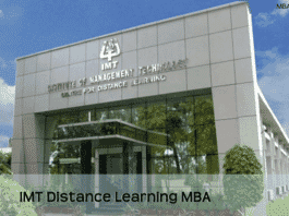 IMT Distance Learning MBA