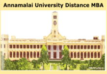 Annamalai University Distance MBA 2025 Fee, Eligibility, Admission Details Annamalai University Distance MBA 1