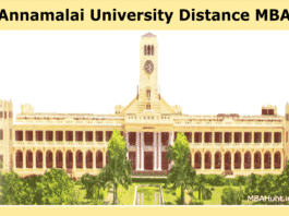 Annamalai University Distance MBA 1