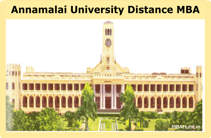 Annamalai University Distance MBA 1