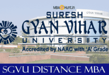 SGVU Distance MBA 2025 Fee, Eligibility, Admission Details SGVU Distance MBA